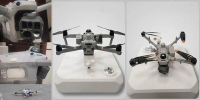 Various views of the rumoured DJI Matrice 5T displayed on a white background.