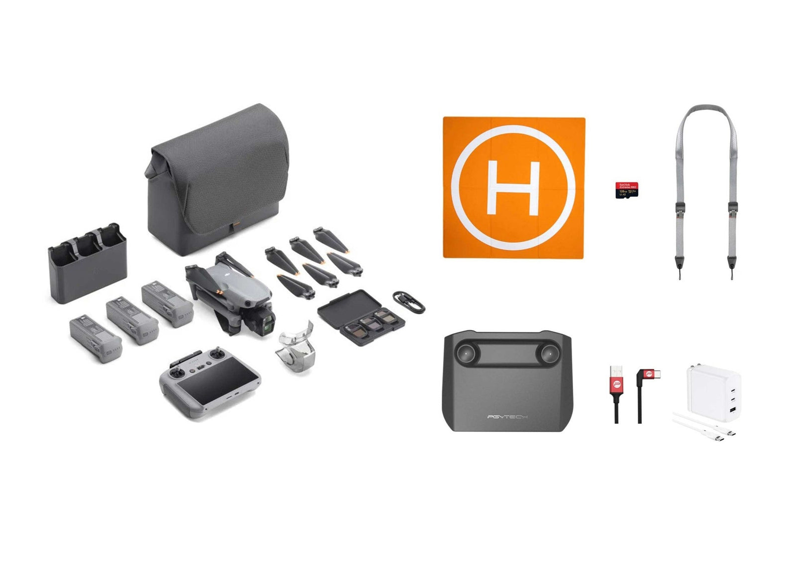 DJI Air 3S (DJI RC 2) Everything You Need Combo - 1 - DJI