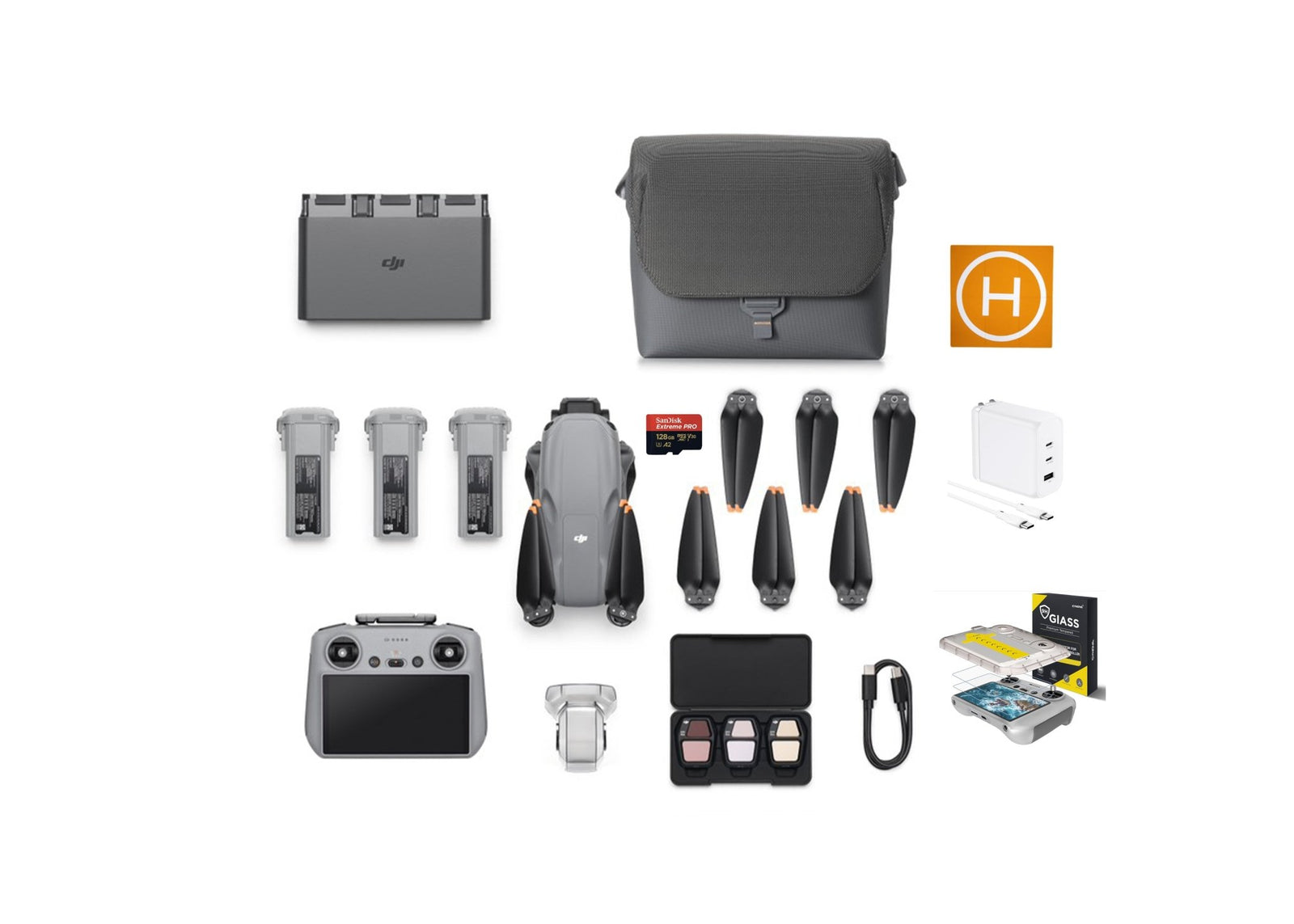 DJI Air 3S RC2 Everything You Need Kit - 1 - DJI