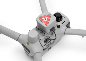 Top-down view of DJI AP1 Parachute installed on DJI Matrice 5TD