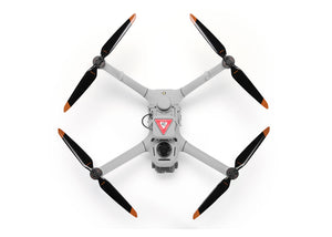 Top-down view of DJI AP1 Parachute installed on DJI Matrice 5TD