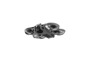 A left-facing upwards angled view of the DJI Avata 360