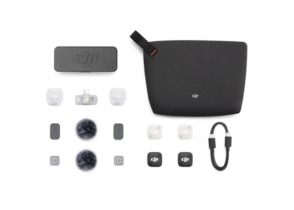 DJI Mic Mini 2 (2 TX + 1 Mobile RX + Charging Case) - DrDrone.ca