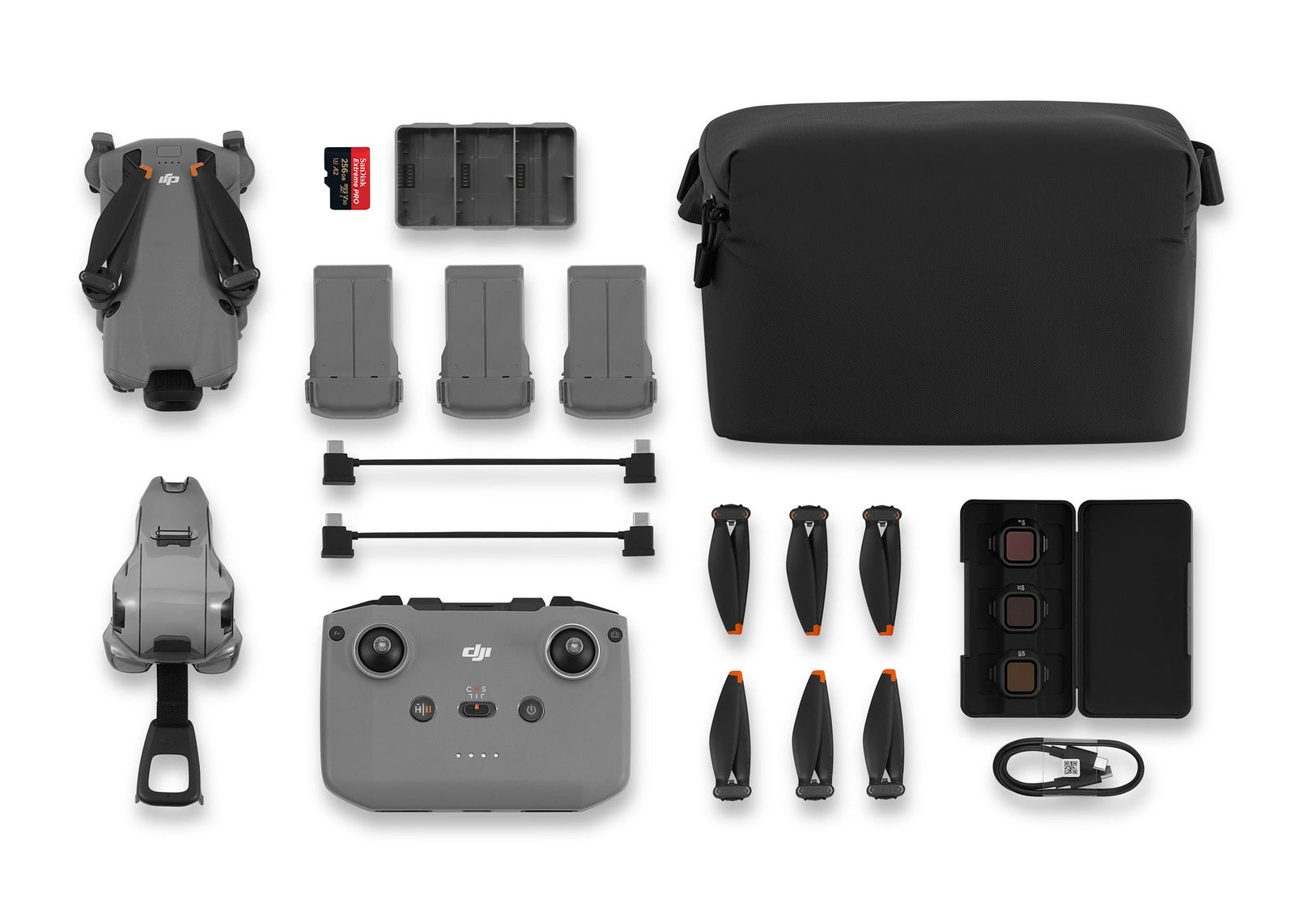 DJI Mini 5 Pro Fly More Combo (DJI RC-N3) 128GB MicroSD Bundle - 1 - DJI